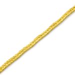 Шнур металлизированный сутаж ⌀2.0 мм / 20 метров, золото