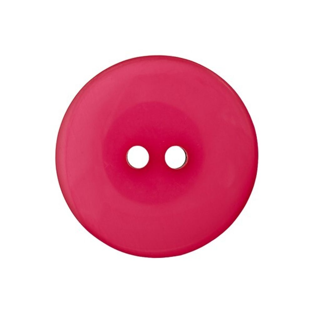 Пуговицы 2 прокола 20мм, пластик, розовый, Union Knopf by Prym, U0453880020005201-20, 1 шт