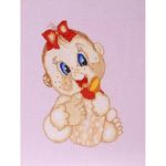 Набор для вышивания нитками Hobby&Pro, Малышка, 14х22 см