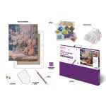 Кристальная (алмазная) мозаика Фрея ALPD-285, на подрамнике, Натюрморт со скрипкой, 40х50 см