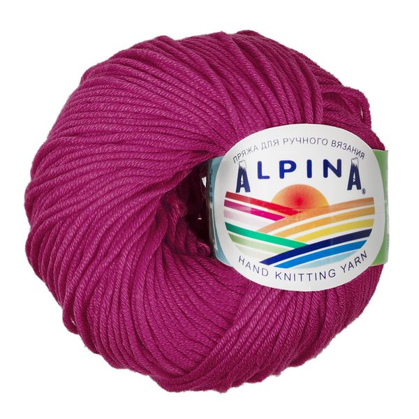 Пряжа Alpina Rene / уп.10 мот. по 50г, 105м, 1042 яр.сиреневый