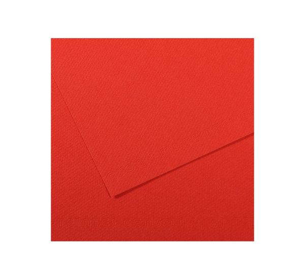 Бумага для пастели 160 г/м², 75х110 см, 25 листов, №506 красный мак, Canson Mi-Teintes C200321257