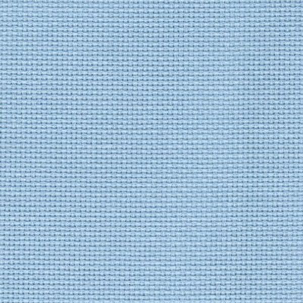 Канва средняя №563 (465) (10смх55кл) (100%Хл) шир.150 см цв.177 голубой, 5м