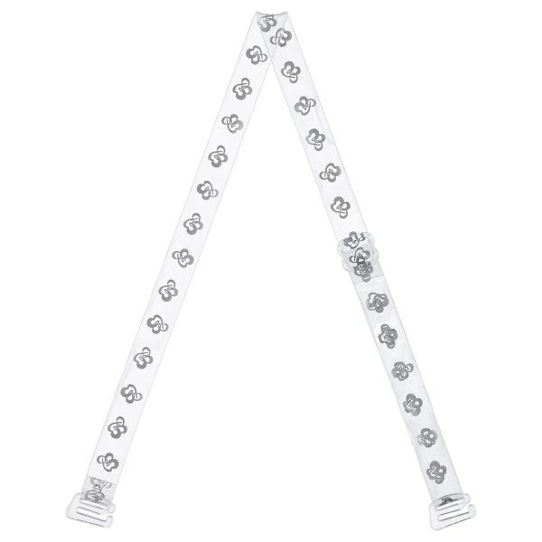 Бретели для бюстгальтера 10 мм, 10 пар, /РП/, серебро, Gamma BR-1036