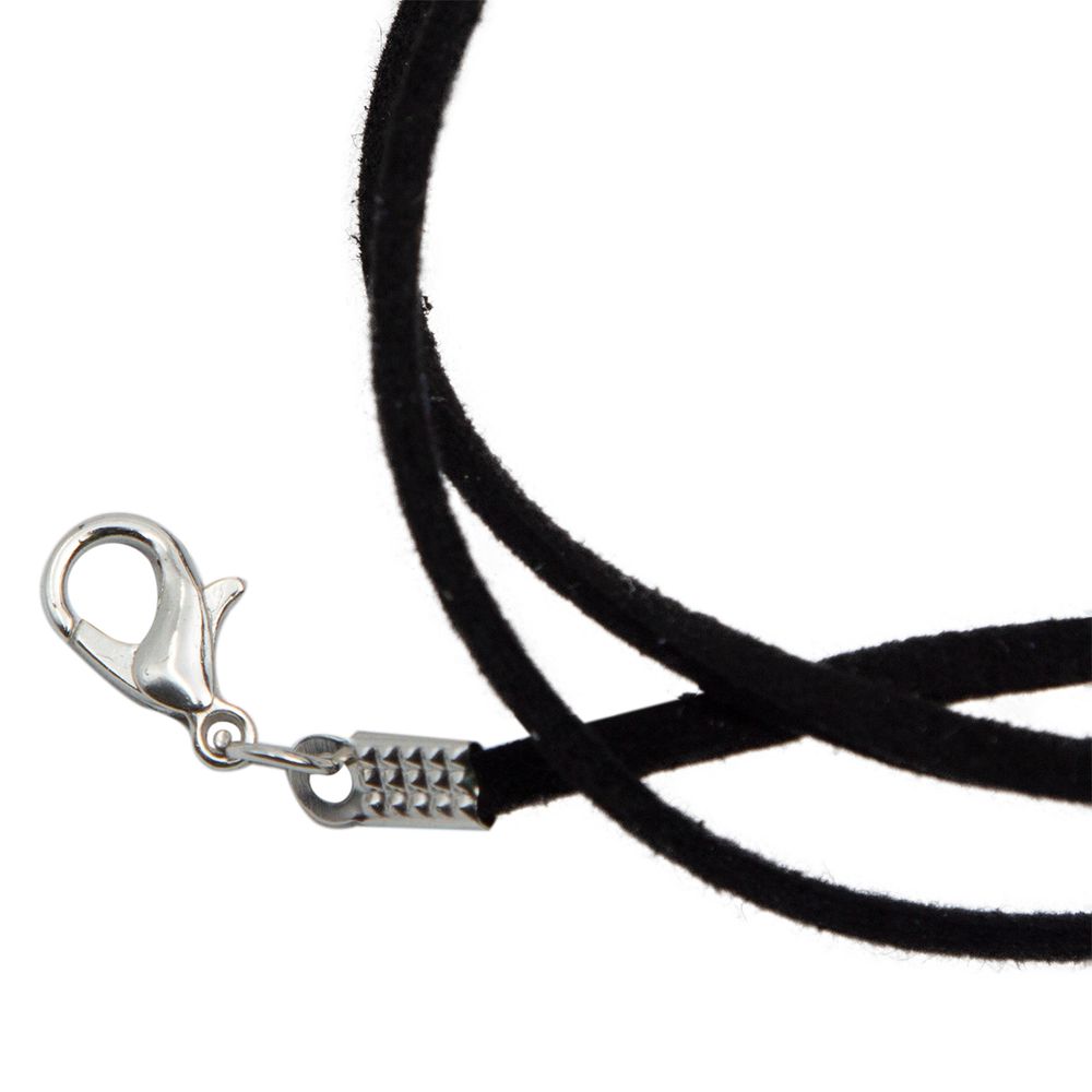 Шнур с замком замшевый, 2мм, 45см. Astra&Craft (6001 черный), 65237