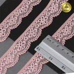 Кружево эластичное (стрейч) 25 мм / 5 метров, TBY.8032, цв.152 коралловый