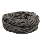 Шнур круглый х/б ⌀5.0 мм / 100 метров, цв.т.серый