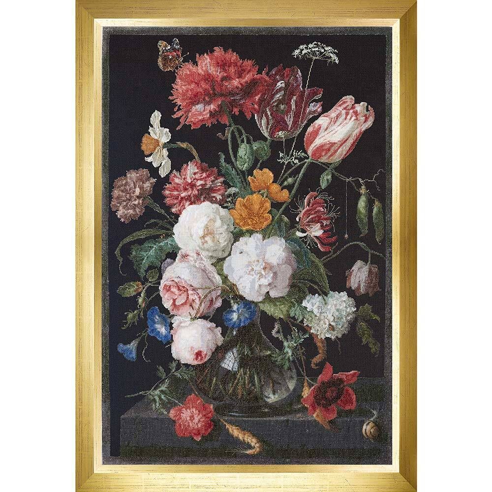 Thea Gouverneur, Цветы в стеклянной вазе, 72х49 см