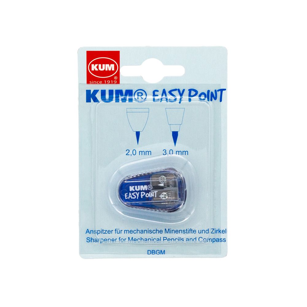 Точилка двойная в пластиковом корпусе Easy Point 24 шт, 1057112, KUM