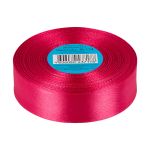 Лента атласная 1-сторонняя 25.0 мм / 33±2 метра, 124 св-вишневый, Gamma