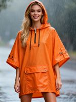 Оксфорд 200D PU1000 78 г/м², 150 см / 10 метров, ОКС.TBY200D.580.10, 580 неон оранжевый