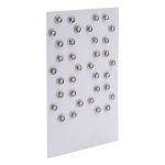 Кнопка пришивная металл ⌀7.0 мм, никель, 36 шт