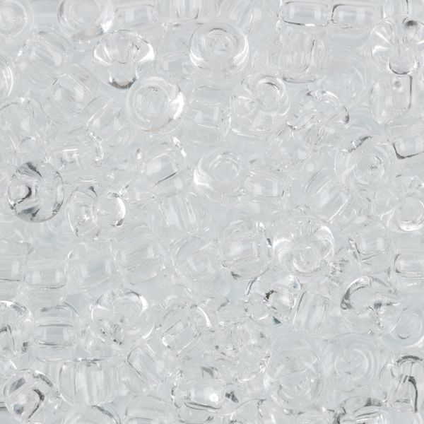 Бисер Preciosa 1/0 (6.5 мм), 50 г, 00050 прозрачный, 311-19001