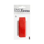 Лента контактная липучка фасовка (велкро) пришивная 25 мм / 5 шт по 25 см, 026 красный, Gamma LG-25, ПАРА (крючок+петля), качество "B"