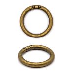 Кольцо разъемное металл на винтах 30 мм (40 мм внешн.), латунь, 4 шт, BIG