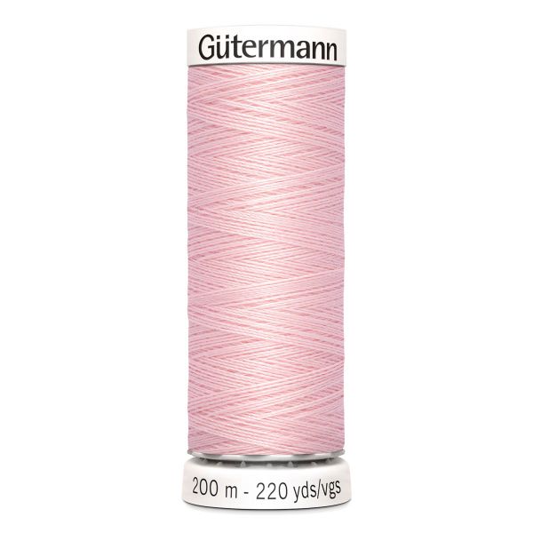 Нитки универсальные Gutermann Sew-all, 200м, 659 св.персиково-розовый, 5 катушек