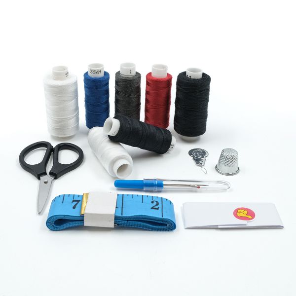 Швейные армированные нитки (набор) ПНК им.Кирова 35ЛЛ, 100ЛЛ, 200 м / 7 кат., Хозяюшка, ассорти