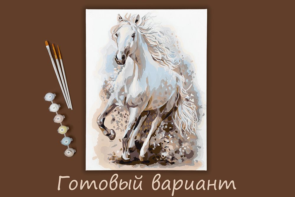 Картина по номерам Фрея, Со скоростью ветра, 40х30 см