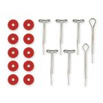 Набор креплений для суставов мишек Тедди фибра ⌀8 мм, 5 шт, NCF-08, HobbyBe NCF-08