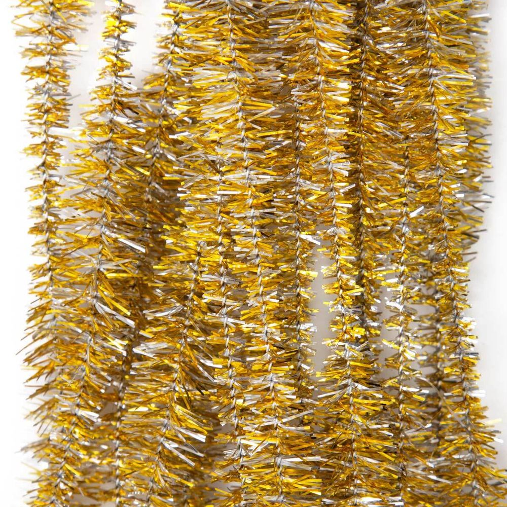 Проволока синельная блестящая Цветок 12 мм / 300мм, 15 шт, Astra&Craft (B-045 золотой)