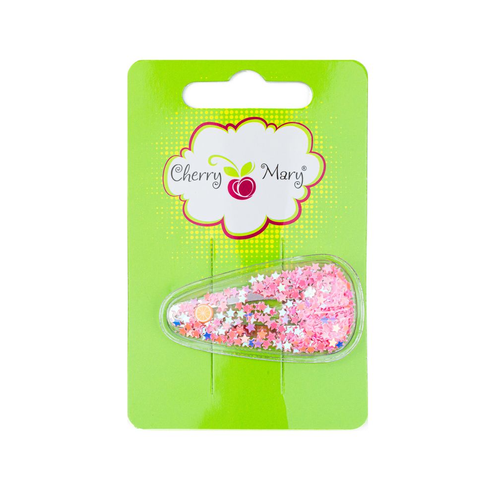 Заколка для волос, 5 шт, №01 розовый, Cherry Mary DZ07077