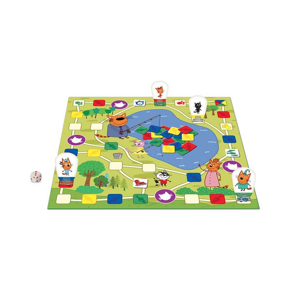 Игра настольная Три кота. Рыболовы, Zvezda 8767