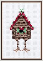 Набор для вышивания Klart 12-061, Избушка, 7.5х11 см