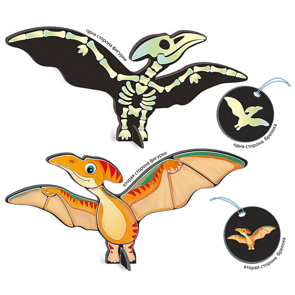 Набор для творчества Клевер, Люмипарк. Птерозавр (декорирование), АС 38-412