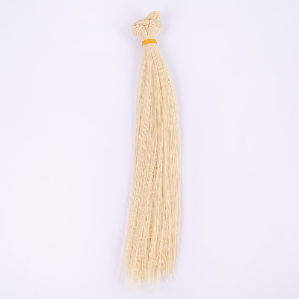 Трессы для кукол 25 см, 100 см, 34 г, 01 св.пшеничный, HobbyBe HAR-3