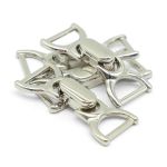 Пряжка-застежка 18 мм никель мет, 4 шт