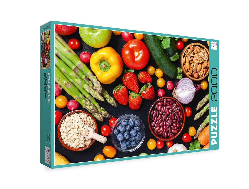 Пазл 2000 элементов, Яркий вкус, PZL-2000/22, Фрея