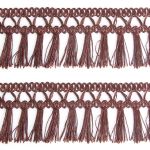 Бахрома отделочная 50.0 мм / 25 метров, кисти, а753 шоколадный