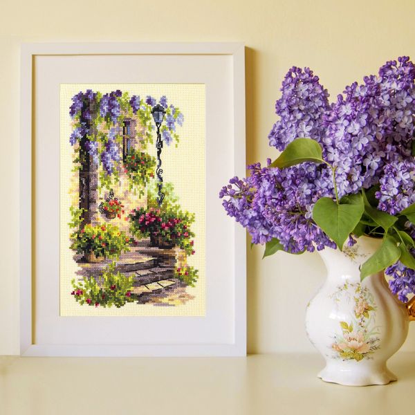 Набор для вышивания нитками Чудесная игла, Уютный уголок 15х23 см