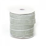 Лента бархатная (тесьма) 20.0 мм / 22.86±1 метров, арт.20VR88 нейлон цв.серый