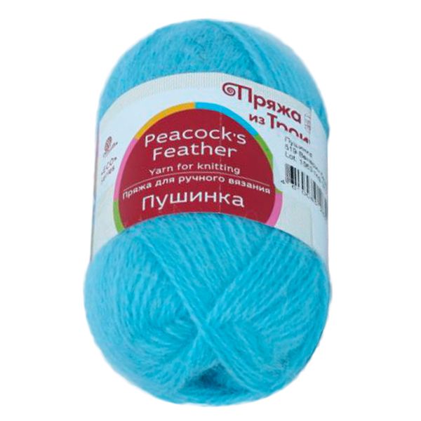 Пряжа Троицкая Пушинка / уп.10 мот. по 50 г, 225 м, 519 венерин башмачок