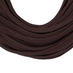 Шнур обувной плетеный ⌀6.0 мм / 100 метров, (диаметр ±1 мм), темно-коричневый, С34