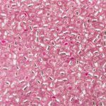 Бисер Astra&Craft 11/0 (2.1 мм), 200 г (10х20 г), цв. 1104 розовый/прозр.серебрист.центр (круг.отв.)