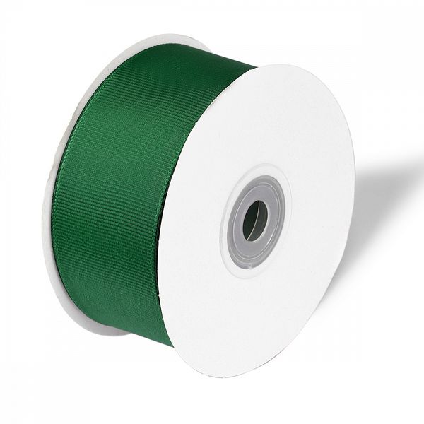 Лента репсовая (в рубчик) 38.0 мм / 22.8±1 метра, 587 т.зеленый, Magic4Hobby