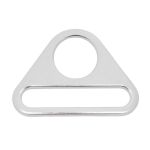 Рамка треугольная литая металл 38 мм, 20 шт, никель, ZH-65