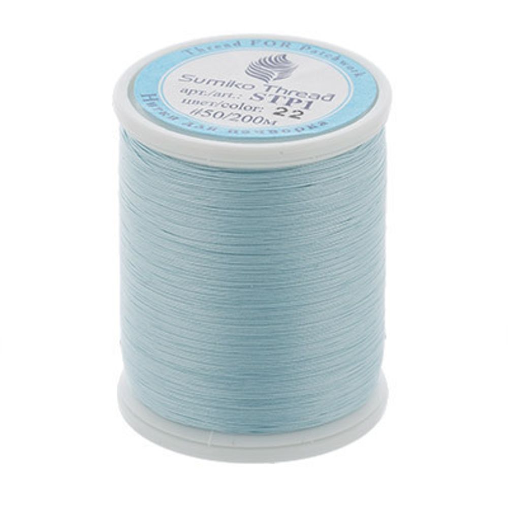 Нитки для пэчворка SumikoThread 200 м, (219 ярд), 22 св.голубой
