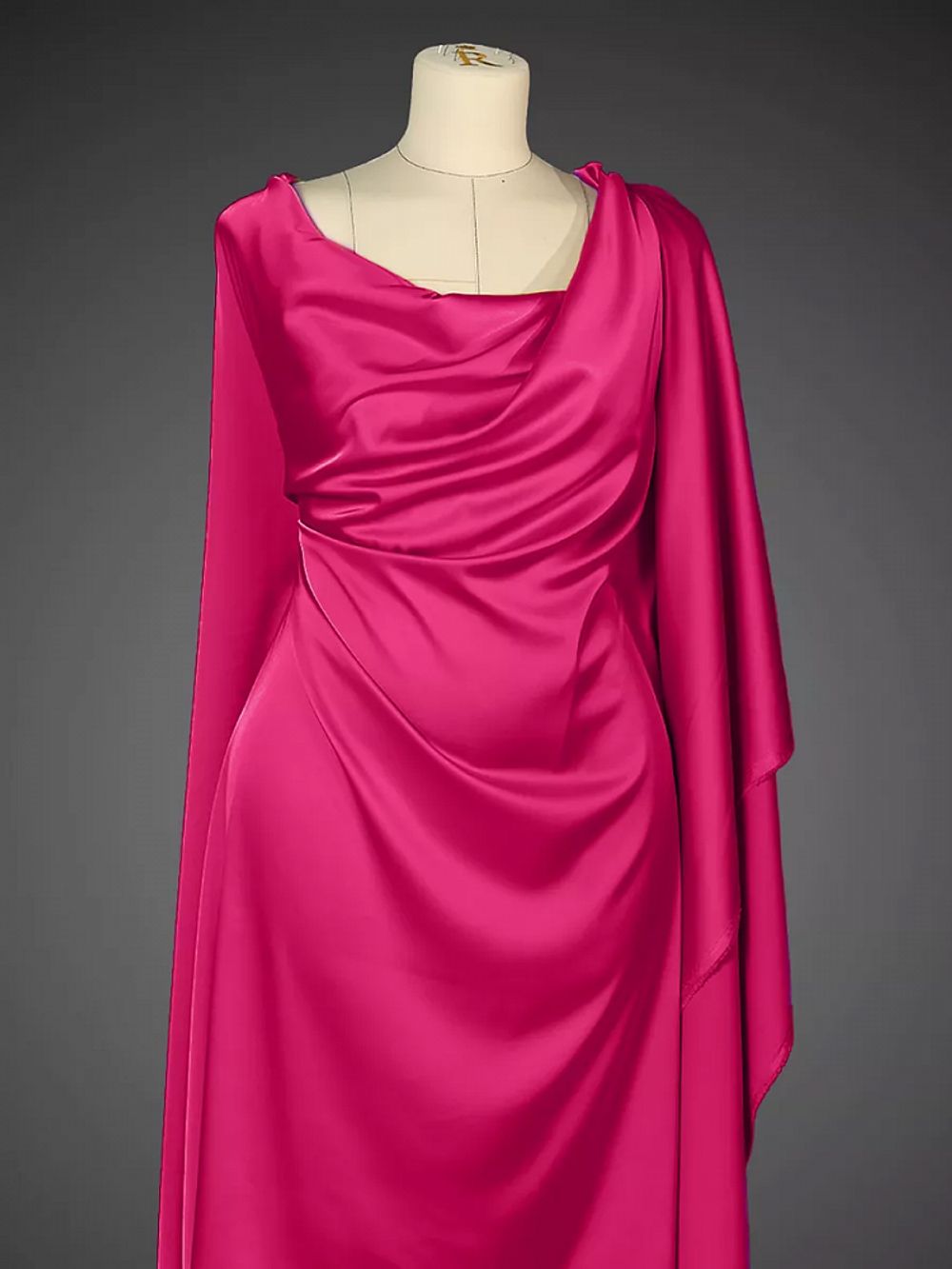 Шелк Армани 90 г/м², 150 см / 2 метра, арт.Arm-043 цв.43 малиновый