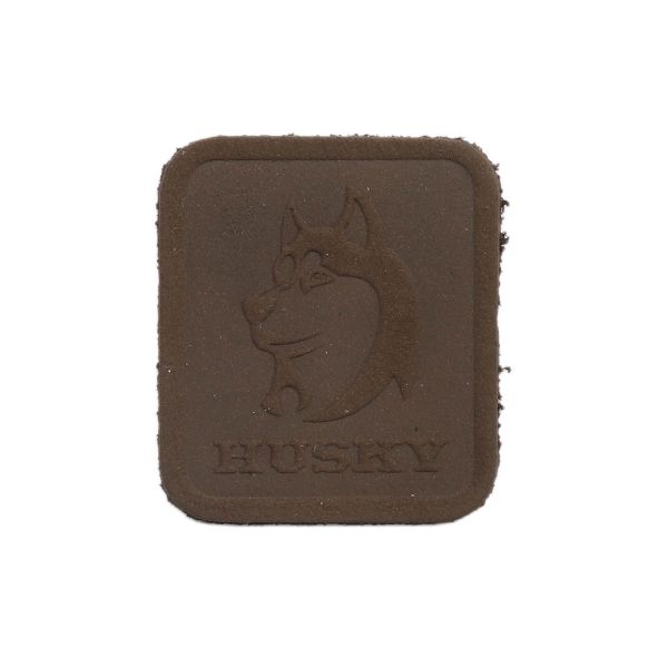Термоаппликация из замши Husky 3,4х3,89см, 100% кожа, 42 темно-коричневый, 5 шт