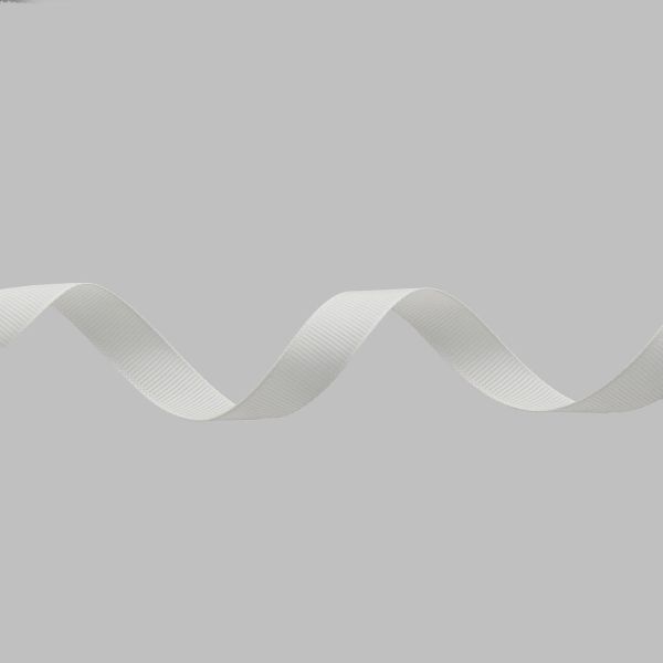 Лента репсовая (в рубчик) 12.0 мм, 18.28м, (аналог 7702720) (047 молочный)