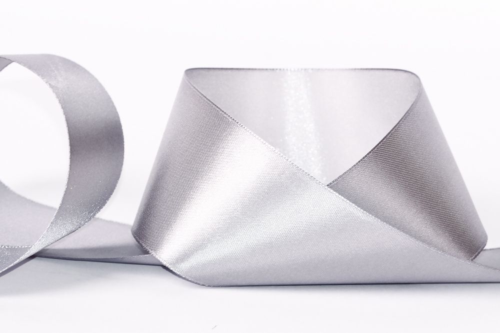 Лента атласная 1-сторонняя 50.0 мм / 33±2 метра, 139 серый, Gamma