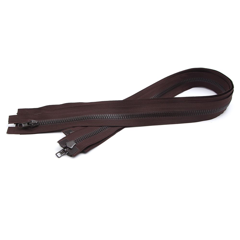 Молния трактор Arta Т6 (6 мм) 2 зам., разъем., 75 см, цв. 068 т.коричневый, уп.5 шт