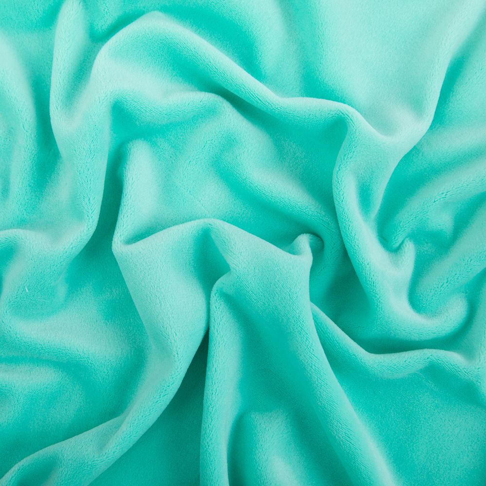 Велюр 240 г/м², 150х185±5 см, мятно-зеленый/mint green, Gamma VELRN