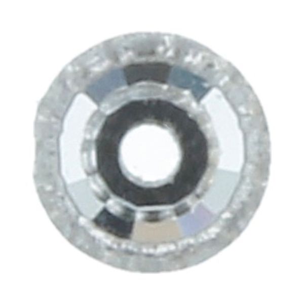 Стразы стекло 4 мм, 144 шт, белый, Preciosa 438-61-612