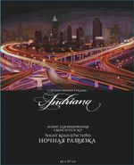Набор для вышивания нитками Сделай своими руками, Ночная развязка, 42.5х25 см