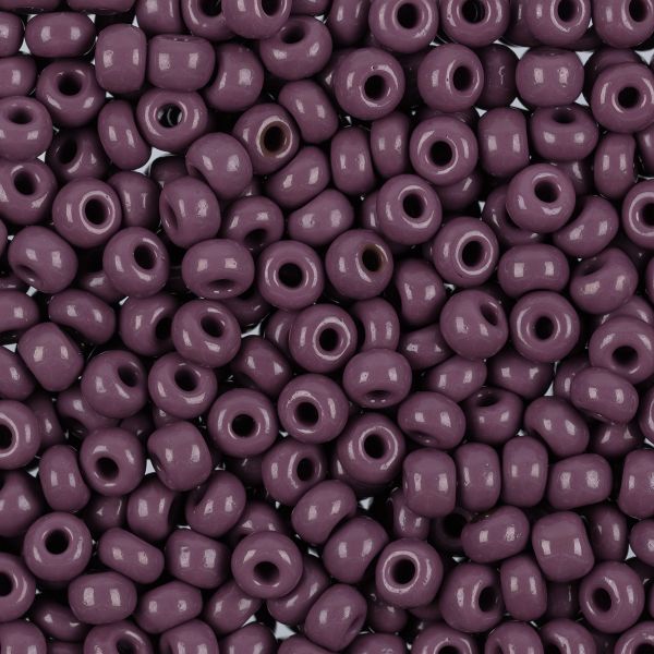 Бисер Preciosa 4/0 (5 мм), 50 г, 23040 т.лиловый, 311-19001