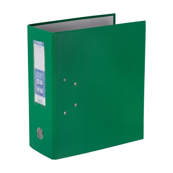 Регистратор PVC 125 мм, 15 шт, Classic A4 арочный механизм, зеленый 251542, Expert Complete